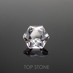 ◇ヘキサゴンカット◇ホワイトトパーズ ブラジル産 1.78ct[221018497]7x7mm前後