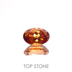 スペサルティンガーネット(宝石名ガーネット)タンザニア産 0.74ct 識別済[220817548]6.1x4.1mm前後