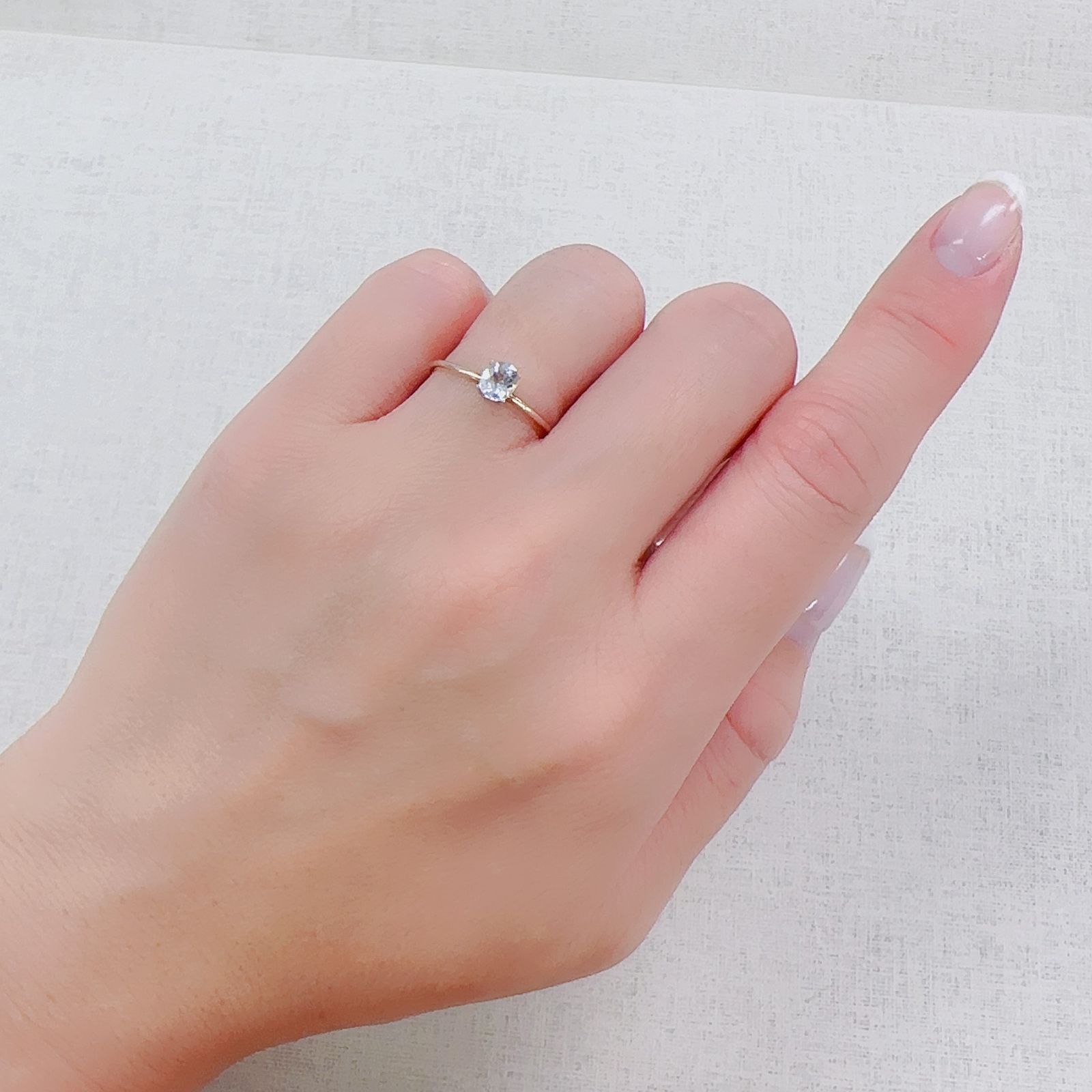 フェナカイト(宝石名フェナカイト)マダガスカル/ブラジル産 0.34ct 識別済[230522026]4.8x4.1mm前後