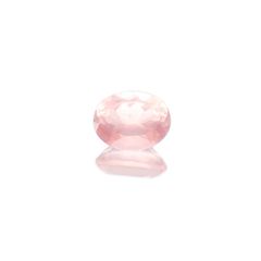 ディープローズクォーツ(宝石名ローズ・クォーツ)モザンビーク産 1.64ct 識別済[230622418]8.6x6.7mm前後