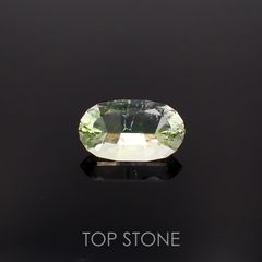 ハイアライトオパール(宝石名イエローグリーン コモン・オパール/別名ハイアライト)メキシコ産 1.218ct ソ付(彩珠)[230119874]9.9x5.7mm前後