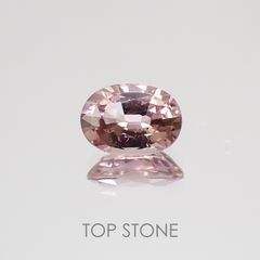 マラヤガーネット(宝石名ガーネット) タンザニア産 1.00ct 識別済[21019215]7×5.1mm前後