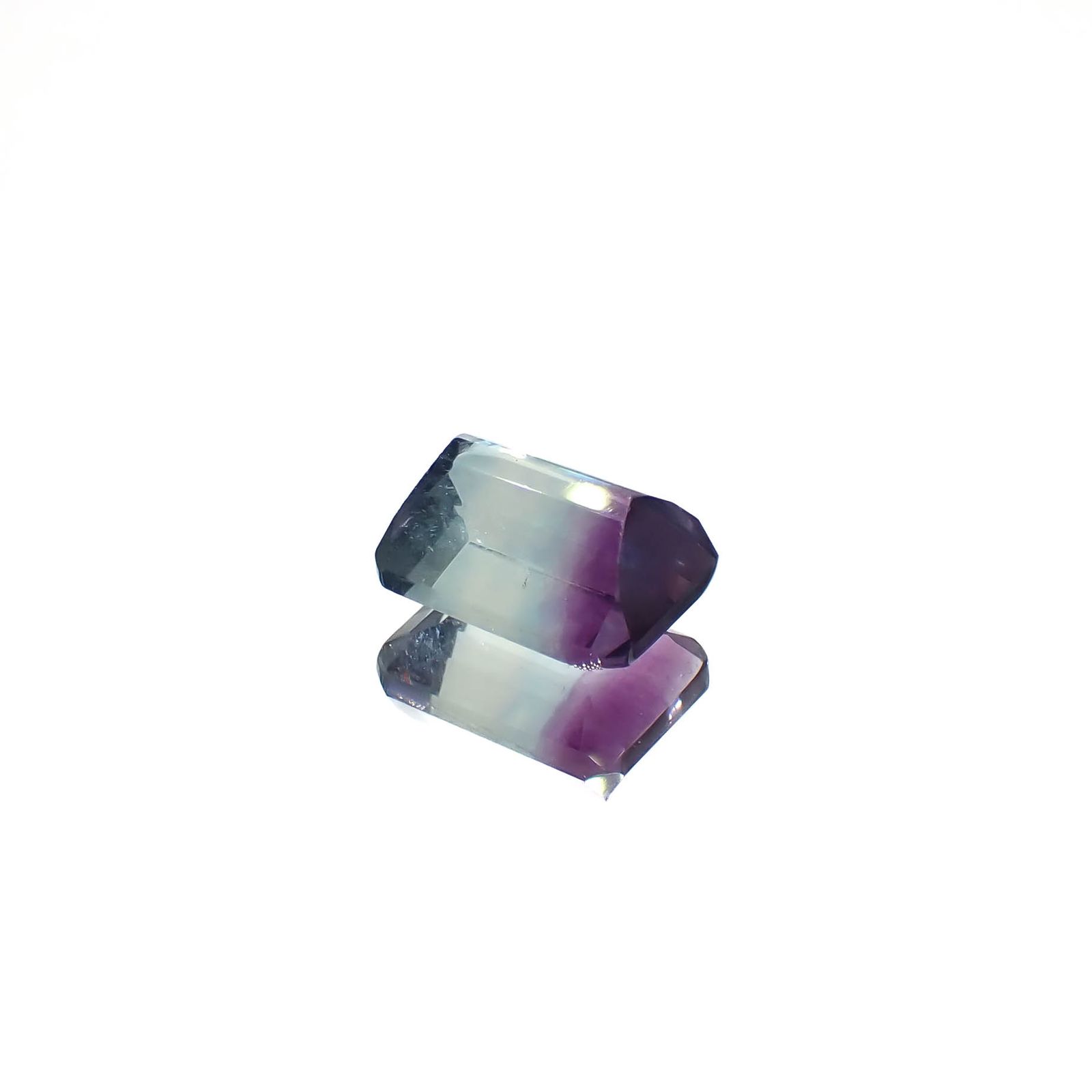 パーティカラーフローライト フルオレッセンス ブラジル産 3.12ct[240828648]9x6.9mm前後