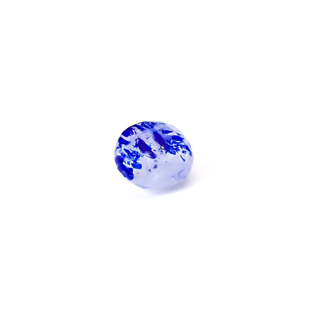 ラズライトインソーダライト フルオレッセンス アフガニスタン産 0.72ct / 6.4x5.2mm前後 [260431998]