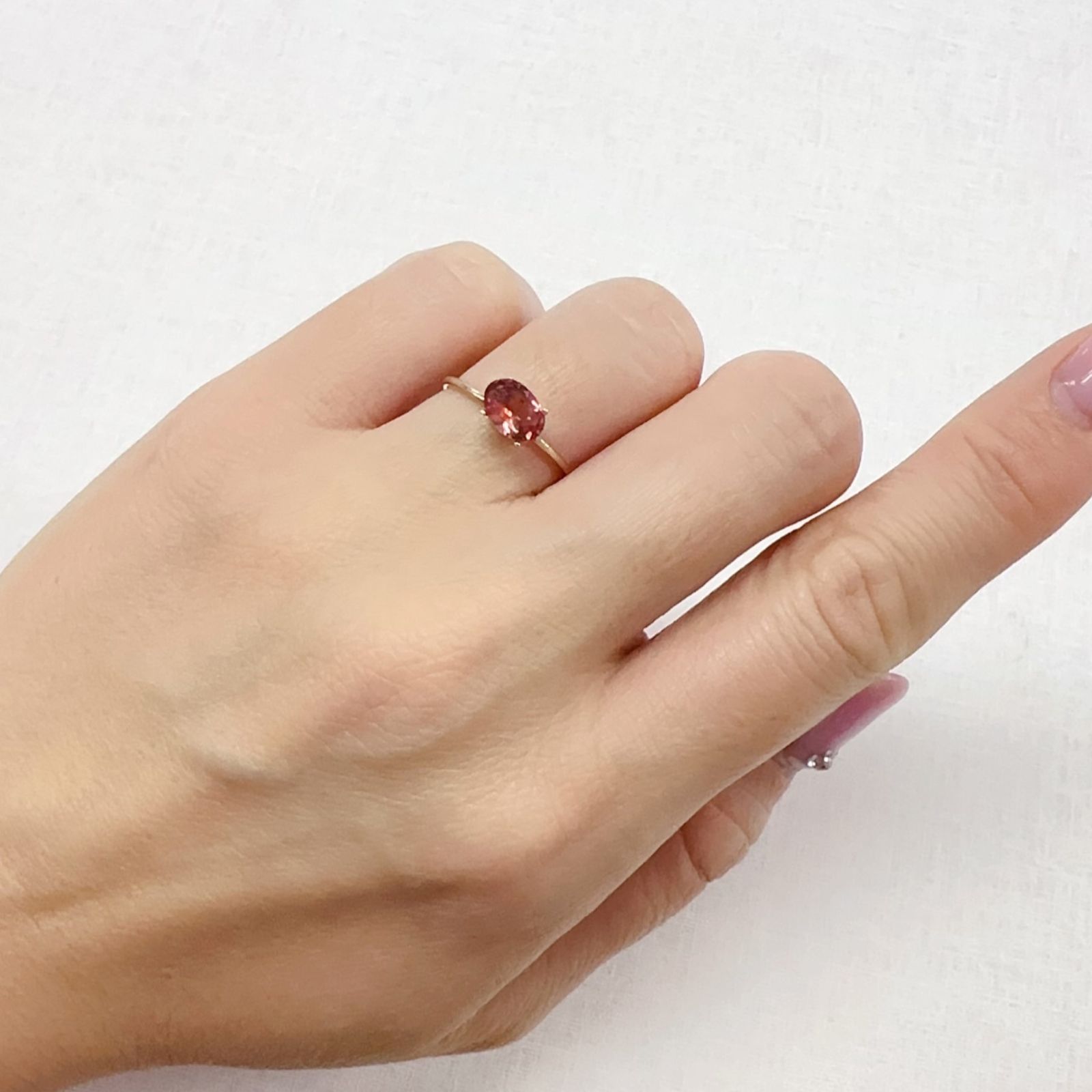 バイカラートルマリン コンゴ産 0.66ct[231224492]7.1x4.9mm前後