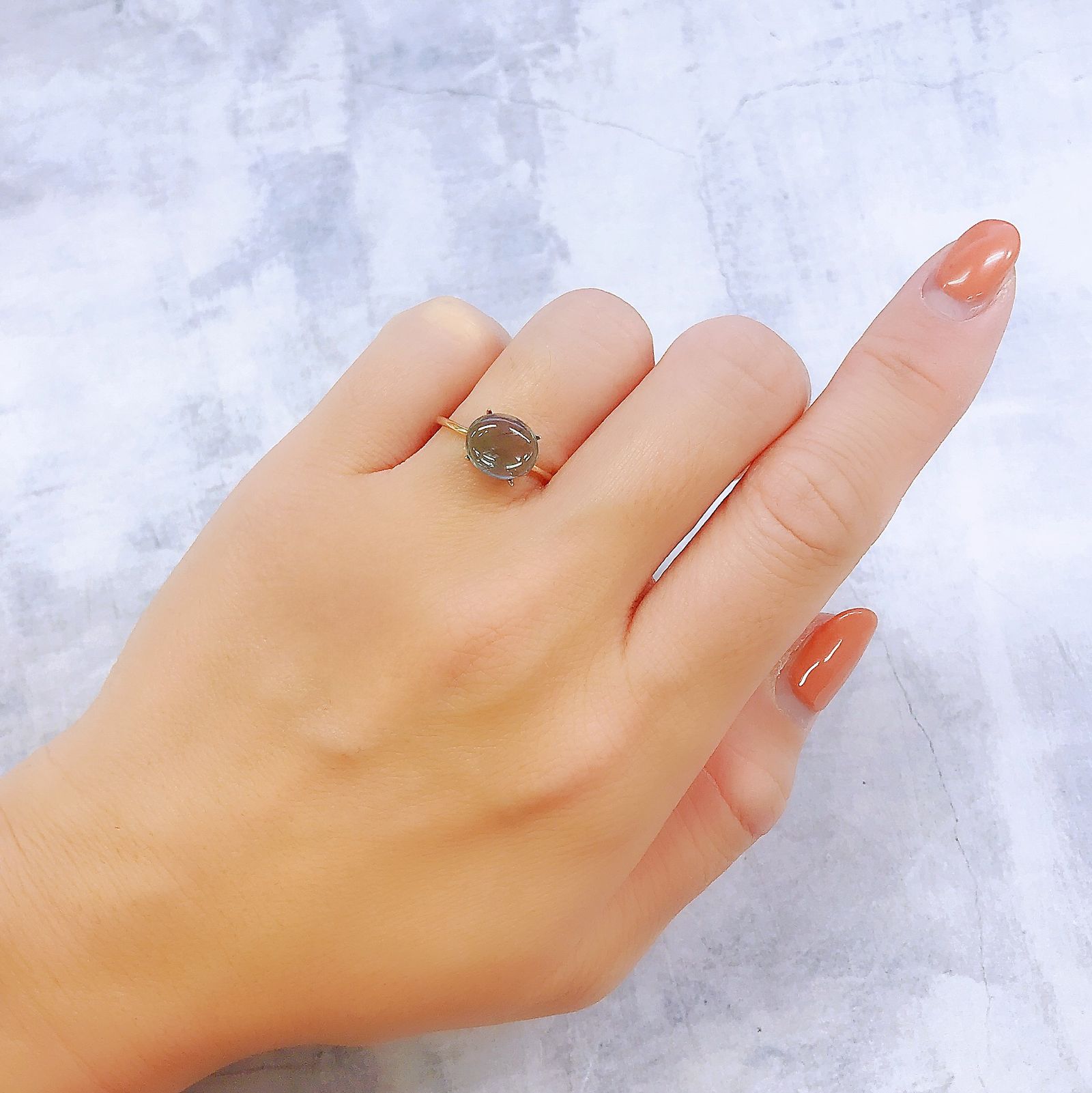 ユークレース(宝石名ブルー・ユークレース)コロンビア産 2.789ct ソ付(彩珠)[221018841]9.5x8.1mm前後