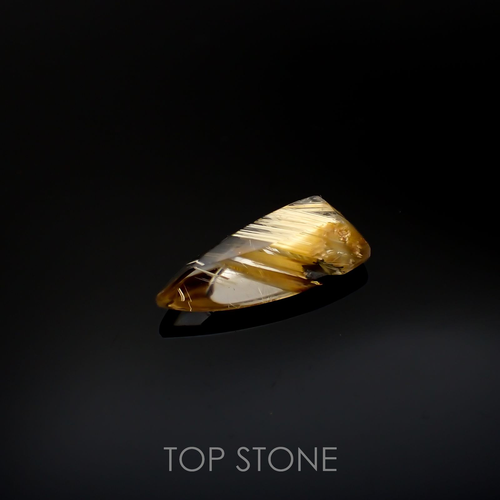 太陽タイチンルチルクォーツ ブラジル産 5.98ct[220716741]19.3x9.7mm前後