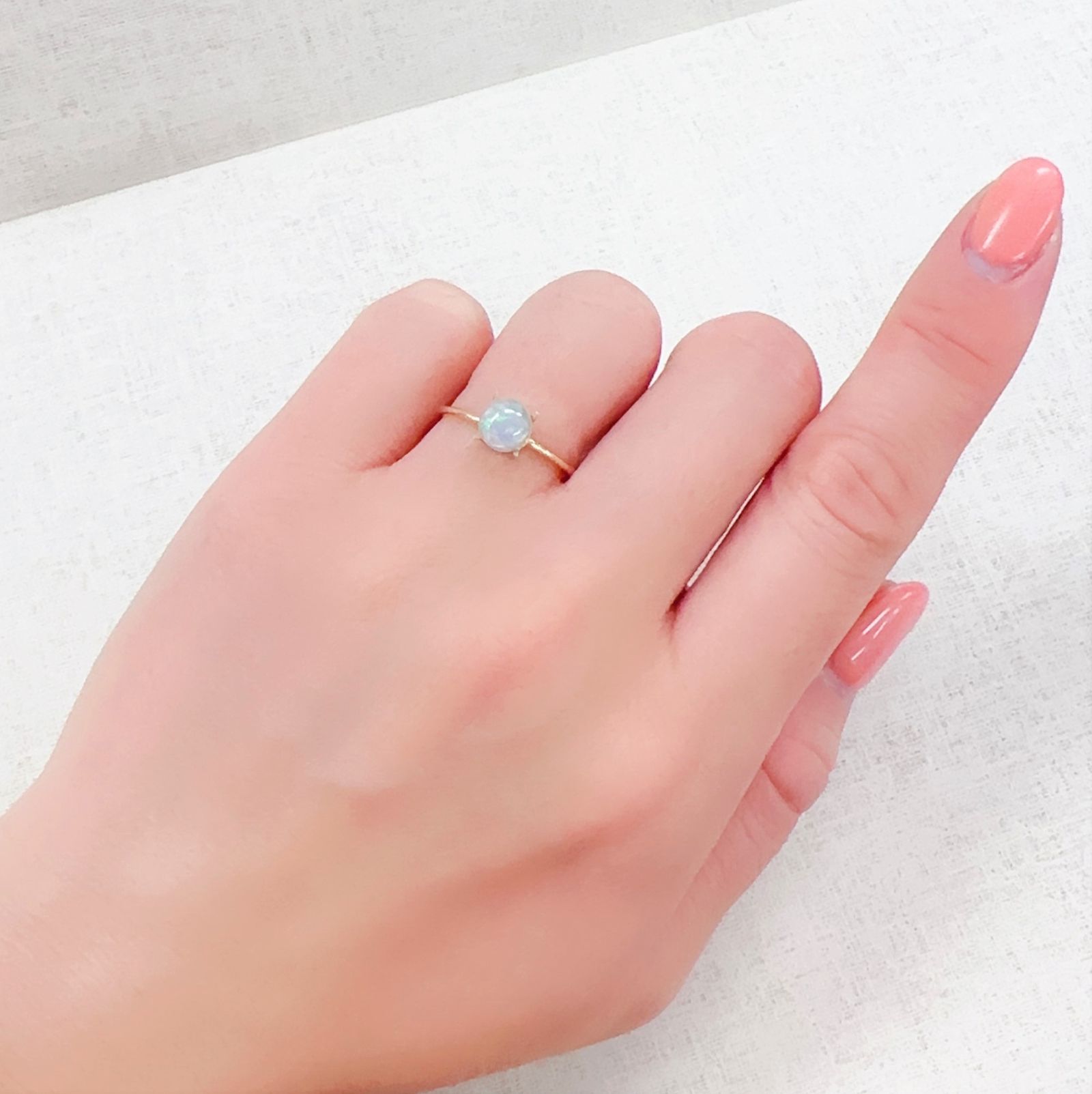 エチオピアオパール エチオピア産 0.41ct[230321048]6x6mm前後
