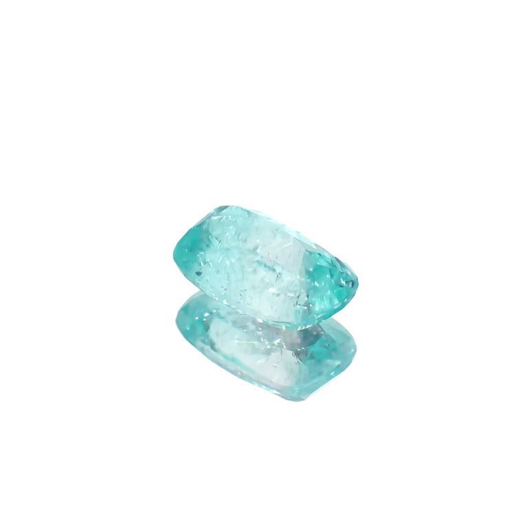 パライバトルマリン(宝石名トルマリン/別名パライバ・トルマリン)ブラジル産 0.493ct ソ付(宝貴協)[221018783]5.8x3.9mm前後
