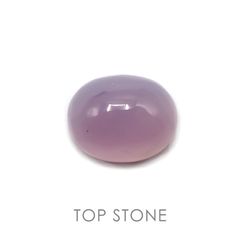 パープルカルセドニー(宝石名バイオレット・カルセドニー) インドネシア産 7.43ct 識別済[20127966]13.5×10.8mm前後