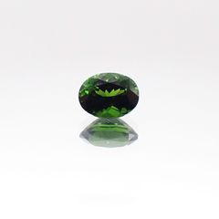 クロムトルマリン(宝石名クロム・トルマリン)タンザニア産 0.34ct 識別済[230823073]5.1x3.8mm前後