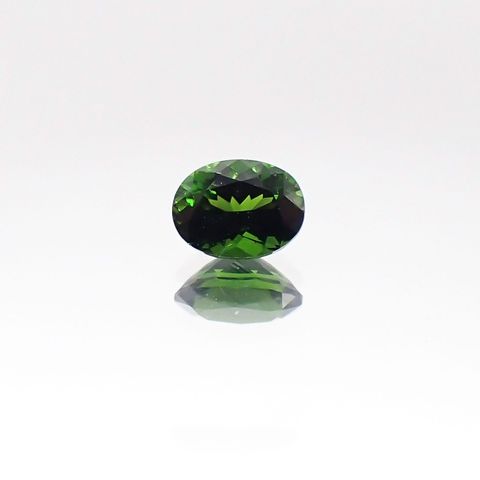 クロムトルマリン(宝石名クロム・トルマリン)タンザニア産 0.34ct 識別済[230823073]5.1x3.8mm前後