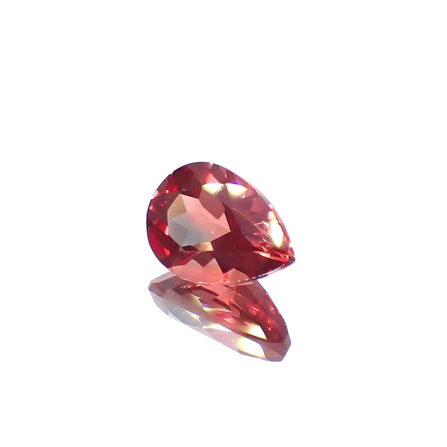 バイカラーアンデシン モンゴル産 0.70ct[231023570]7.2x5.1mm前後