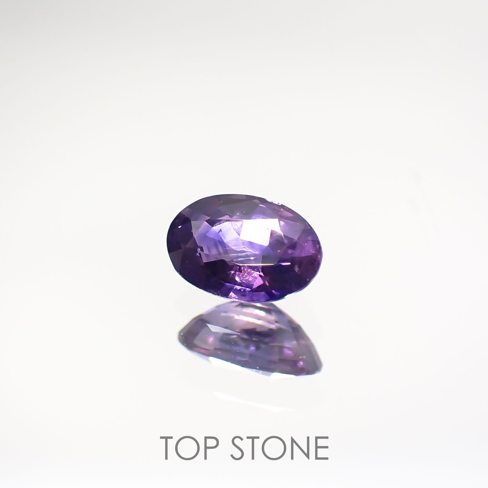 バイカラーサファイア(宝石名バイカラー・サファイア) タンザニア産 0.58ct 識別済[210711559]6×3.9mm前後