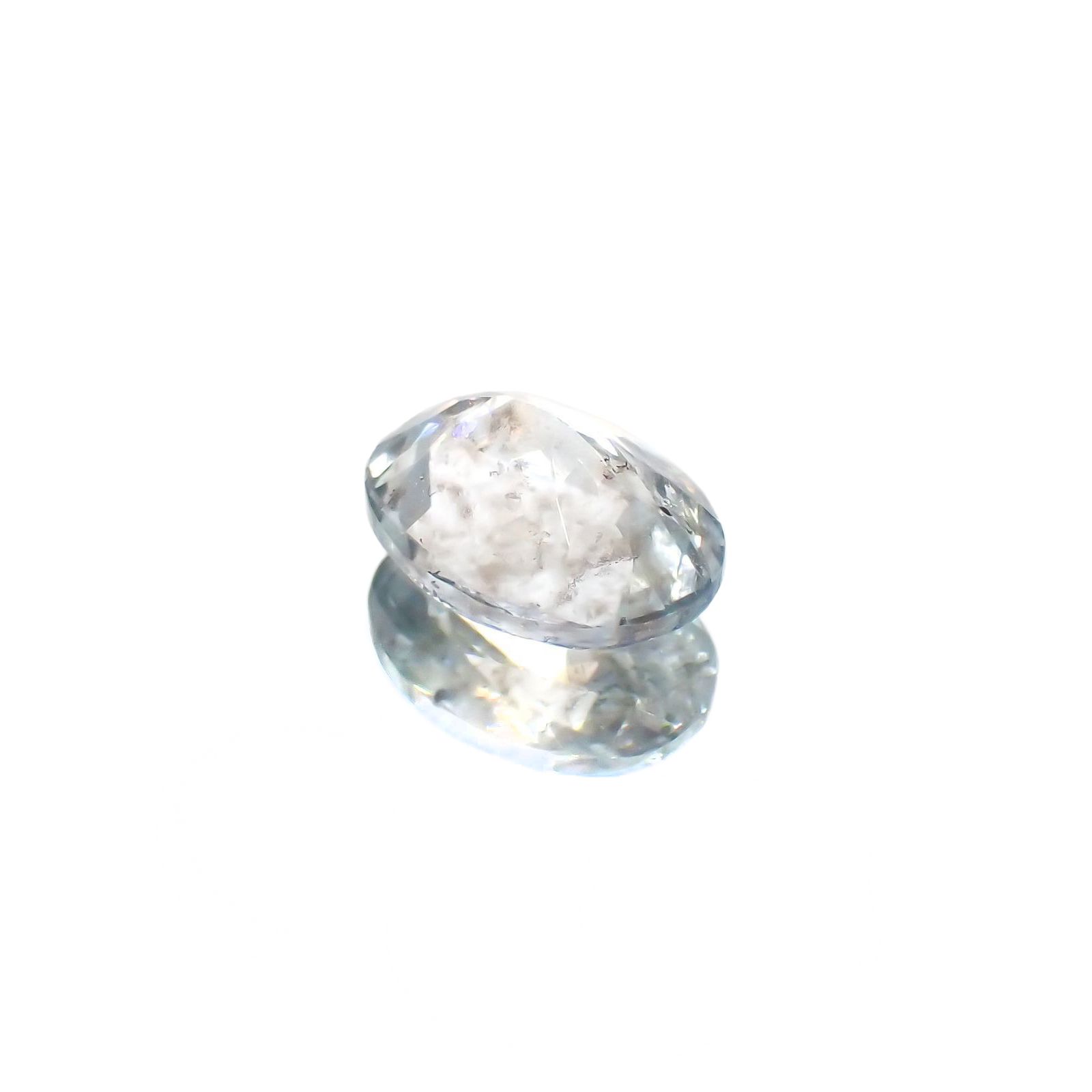 アベンチュリンアクアマリン ナイジェリア産 1.08ct [250114464]8.1x6mm前後