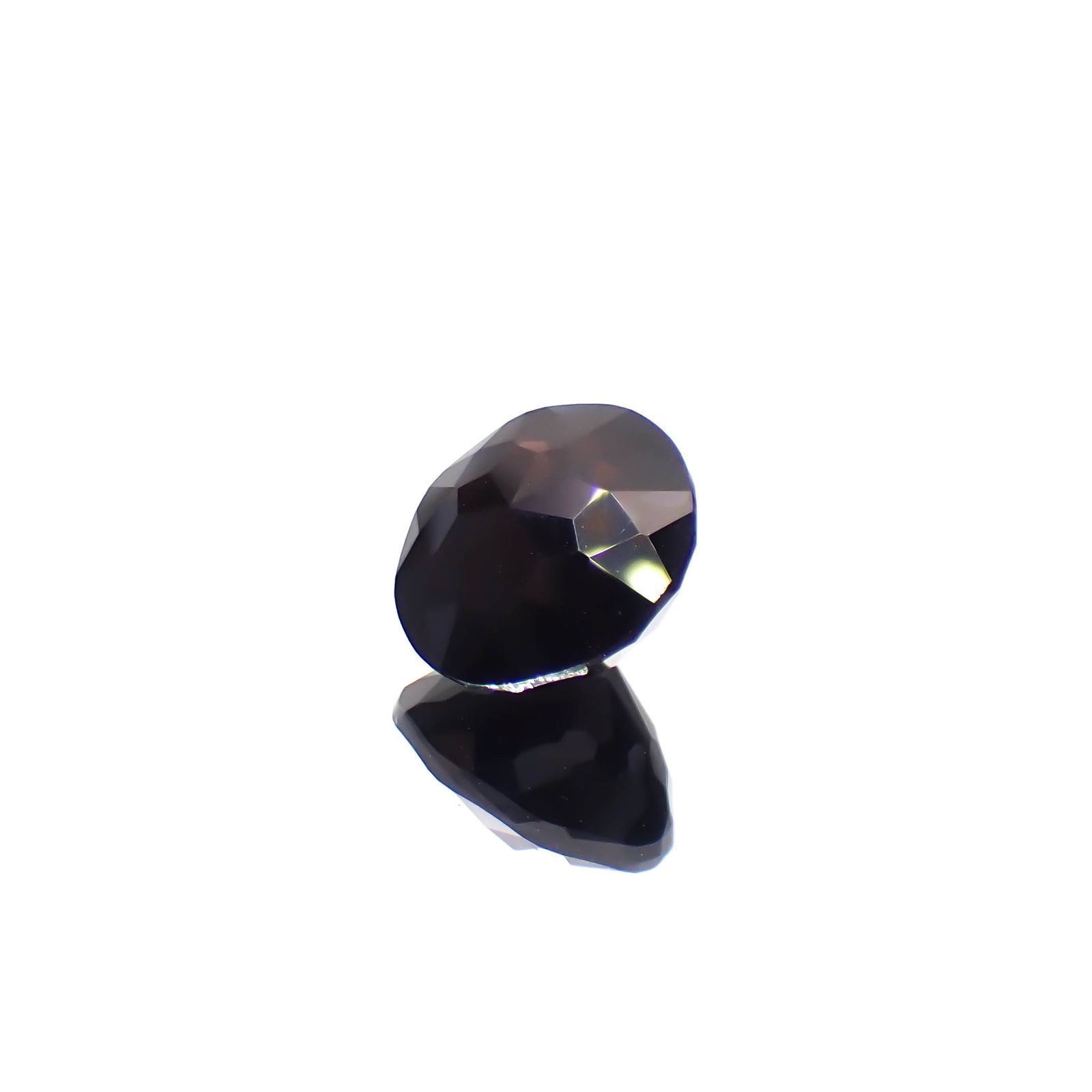 ◇カスタムカット◇モリオン チベット産 3.24ct[240427371]9.7x9.5mm前後