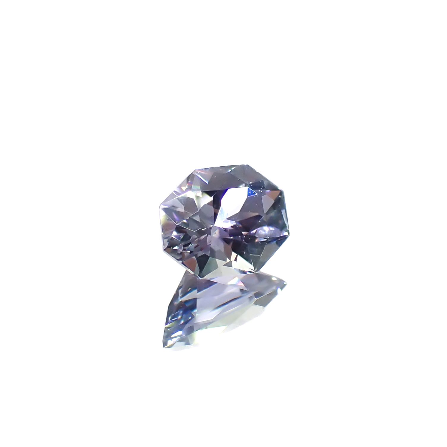 ◇カスタムカット◇バイカラータンザナイト 非加熱 タンザニア産 0.52ct [241029376]6.5x4.6mm前後