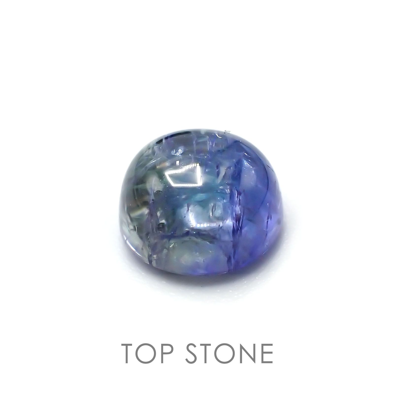 バイカラータンザナイト(ゾイサイト) 非加熱 タンザニア産 ルース 3.05ct[21018527]8.1×8mm前後