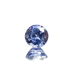 アイスブルーサファイア(宝石名サファイア)スリランカ/マダガスカル産 0.42ct 識別済[230119937]4.2x4.2mm前後