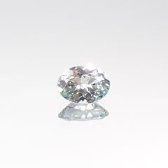 アイスブルーサファイア(宝石名サファイア)スリランカ/マダガスカル産 0.36ct 識別済[230421396]5.1x3.8mm前後
