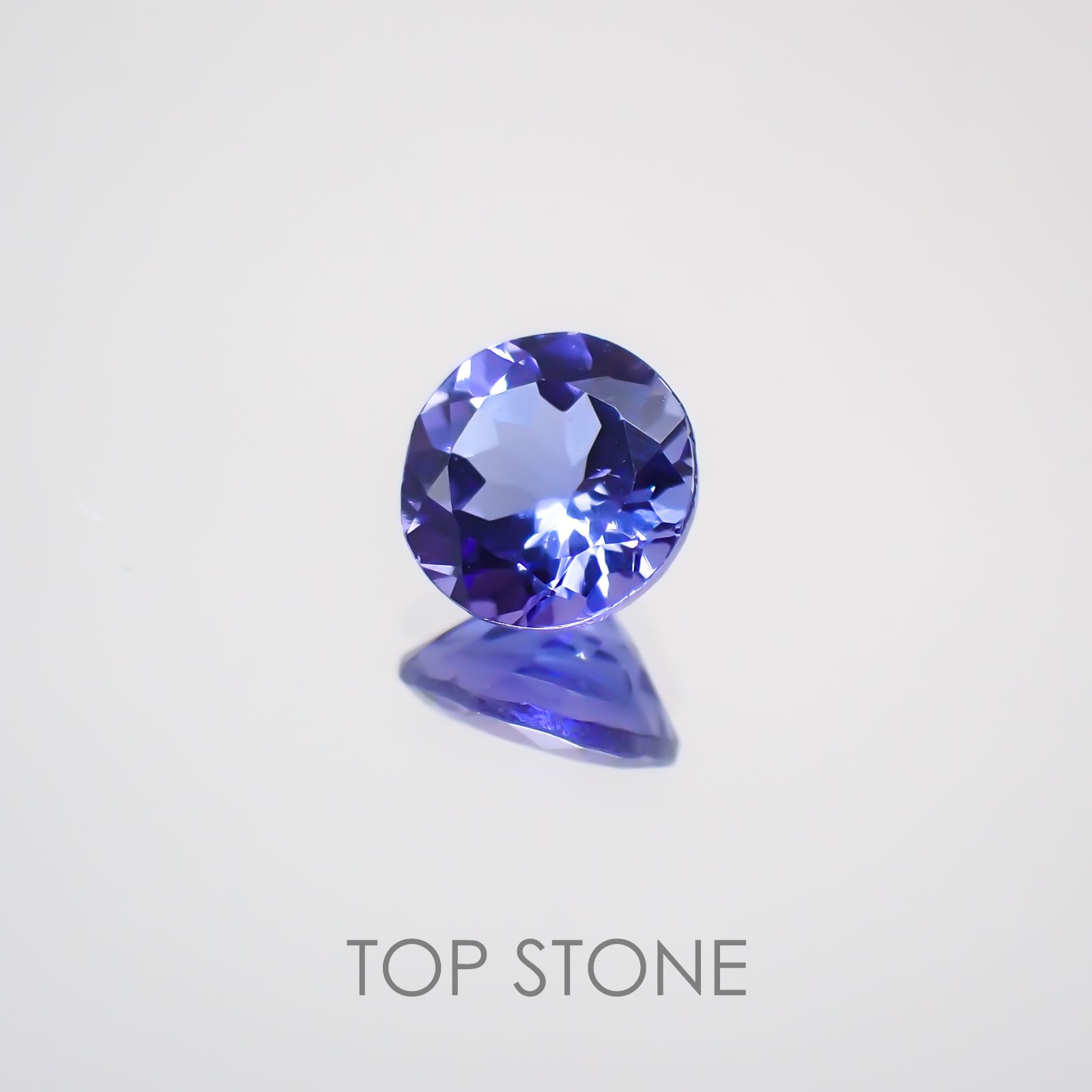 タンザナイト(宝石名タンザナイト) タンザニア産 0.47ct 識別済[210610070]5×5mm前後