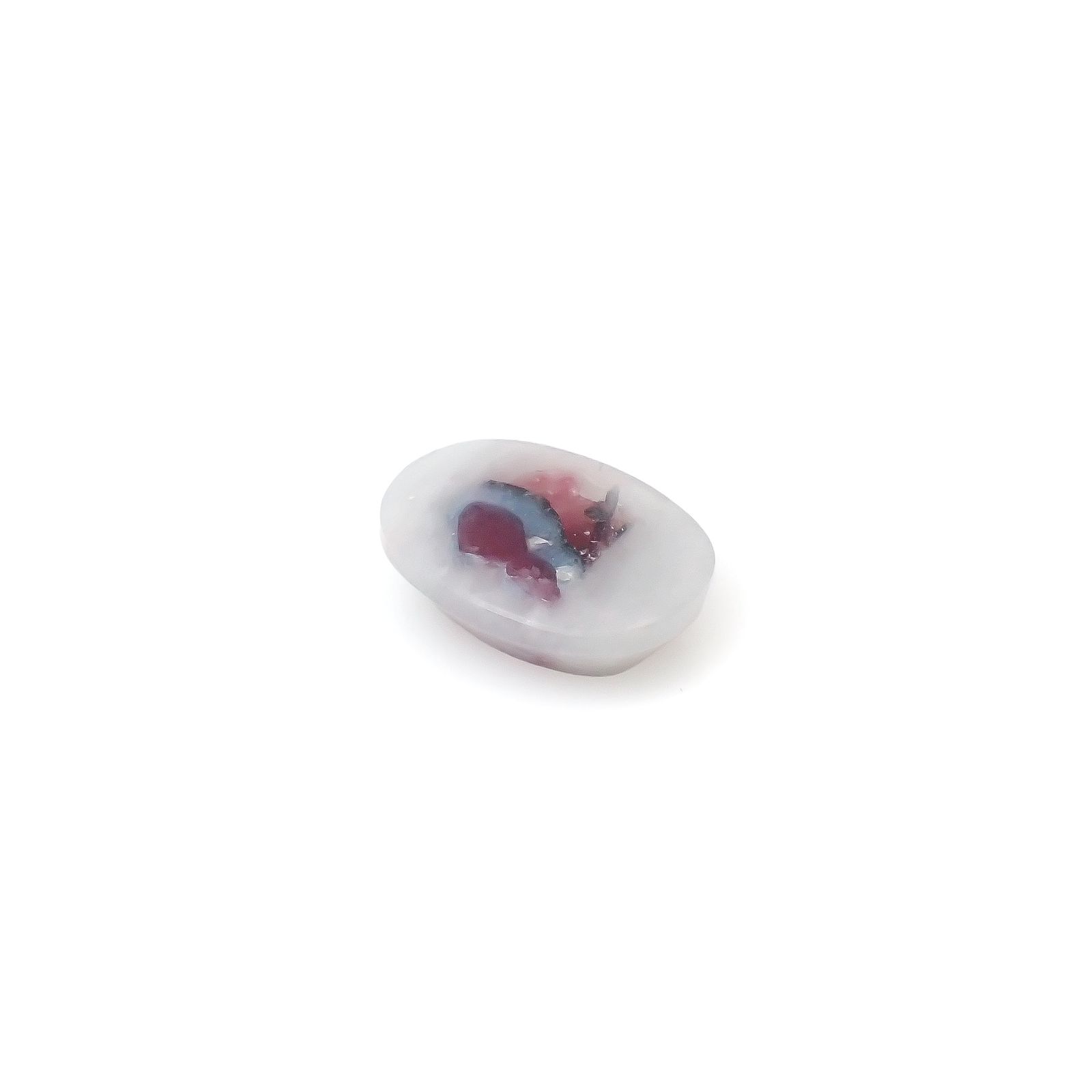 パライバトルマリンインクォーツ ブラジル産 12.95ct[240427096]19.1x13.7mm前後