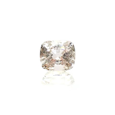 ジェレメジェバイト(宝石名エレメージェバイト) ビルマ産 ソ付(彩珠) 2.583ct / 7.5×8.6mm前後 [19111877]