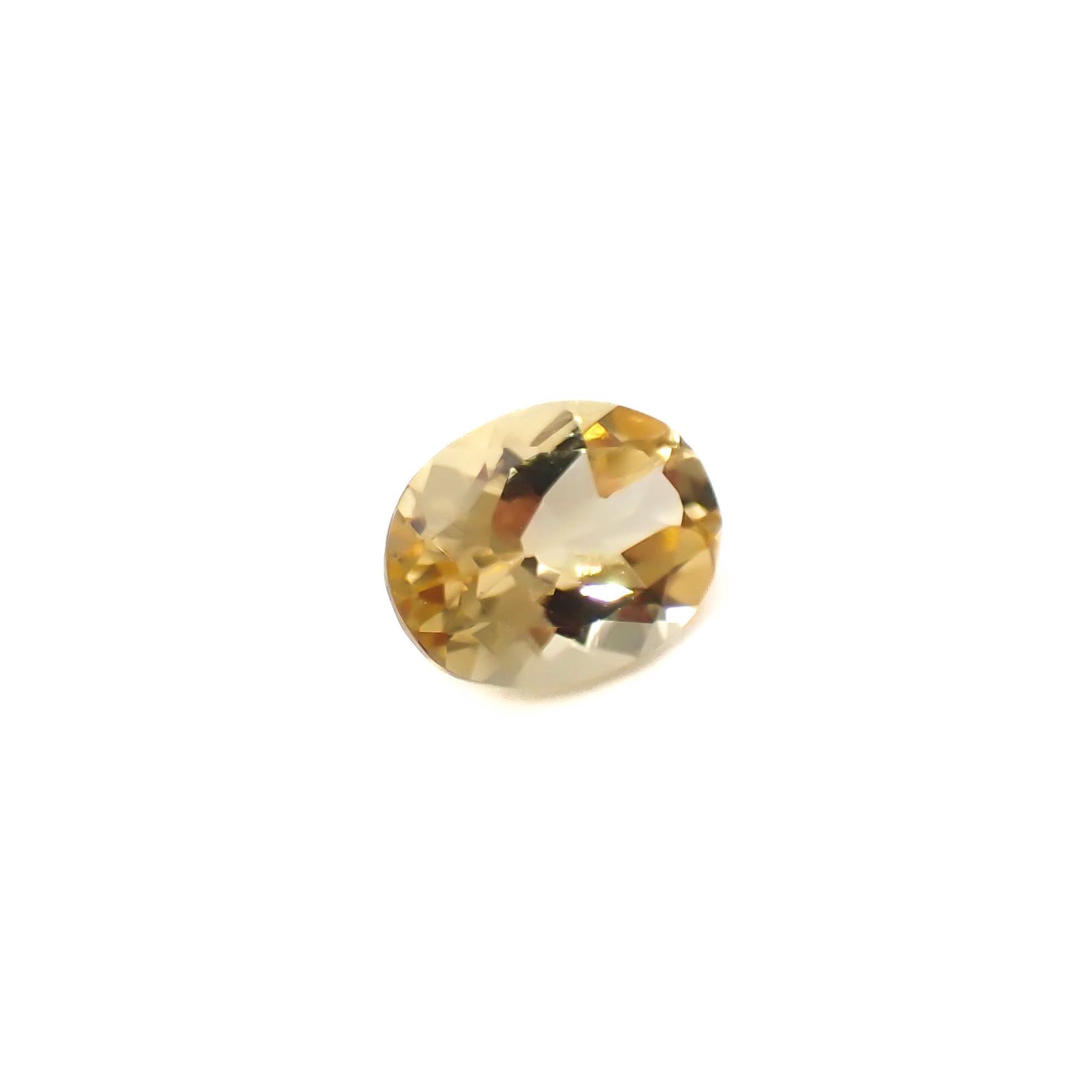 イエローベリル(宝石名イエロー・ベリル)ブラジル産 1.16ct 識別済[250329989]8x6.1mm前後
