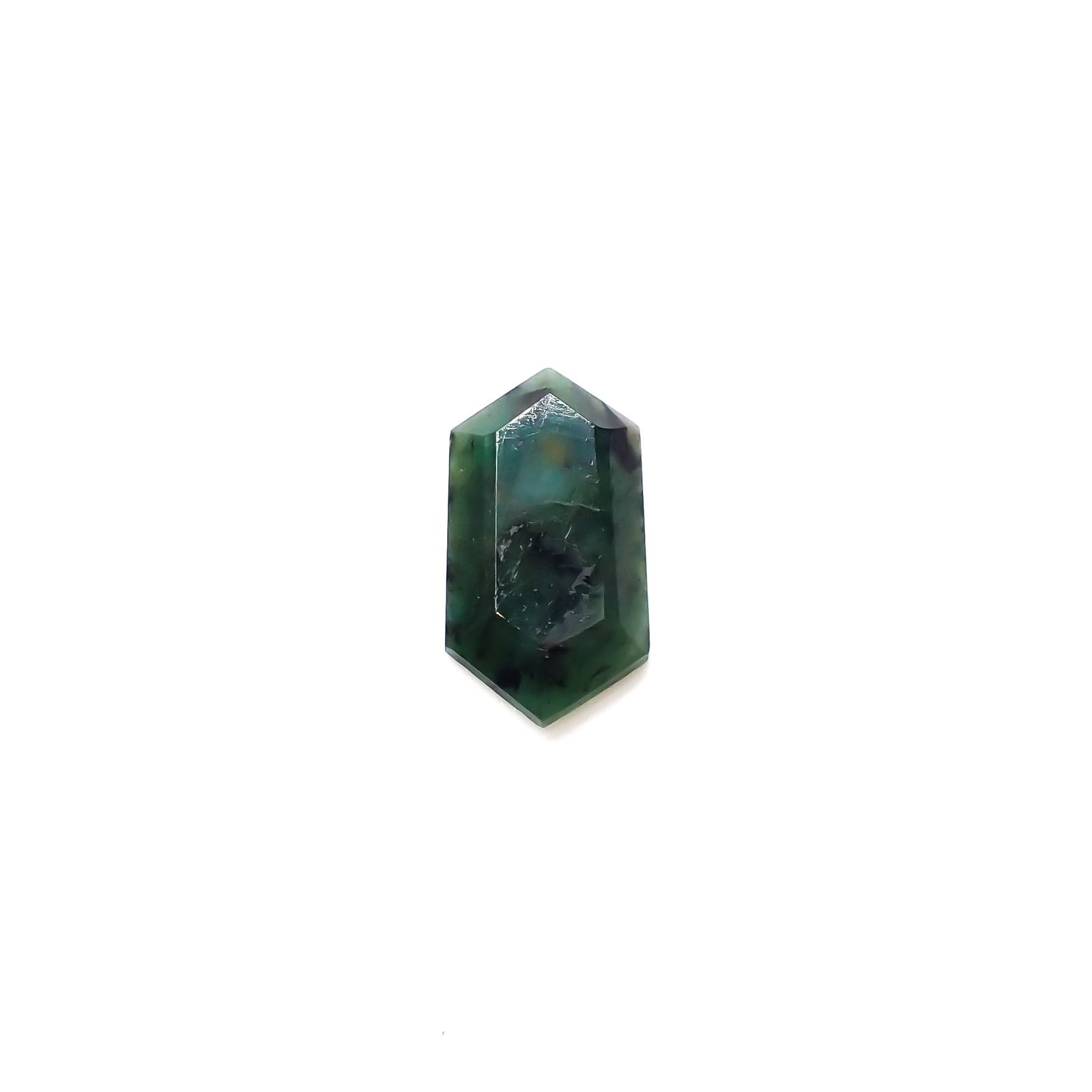 ◇カスタムカット◇エメラルド ブラジル産 3.08ct[240326488]15.9x8.4mm前後