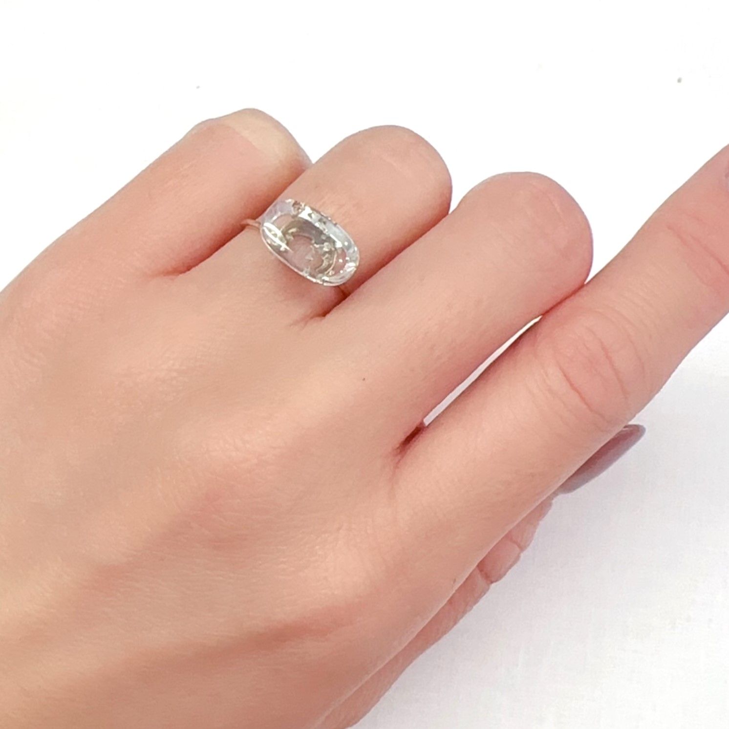 パイライトインクォーツ ブラジル産 3.72ct[240225907]12.5x7.6mm前後