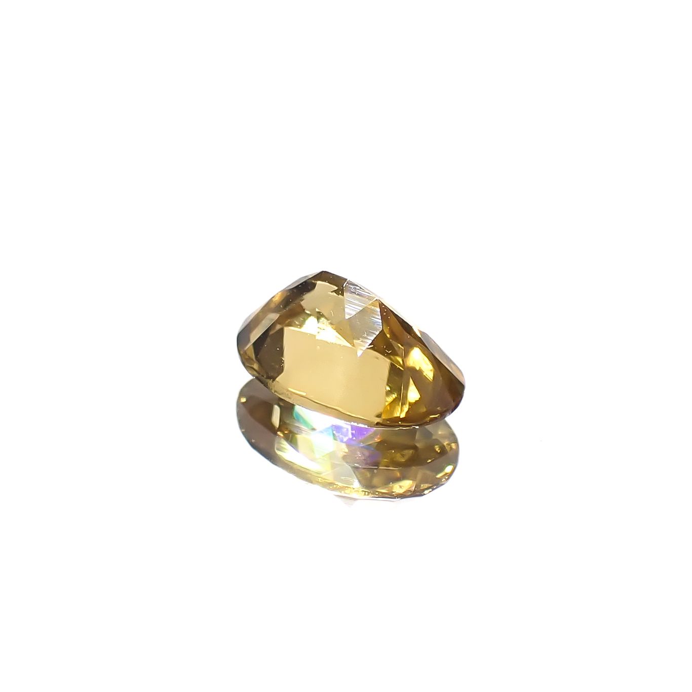 イエロージルコン スリランカ/カンボジア産 0.95ct[240728529]6.9x4.6mm前後