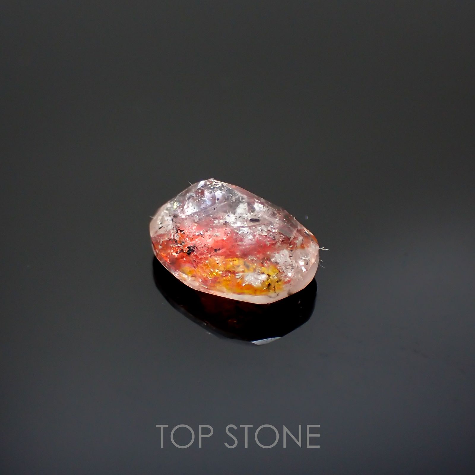 オーロラクォーツ ブラジル・ミナスジェライス産 2.23ct[220114368]9.7x7.4mm前後