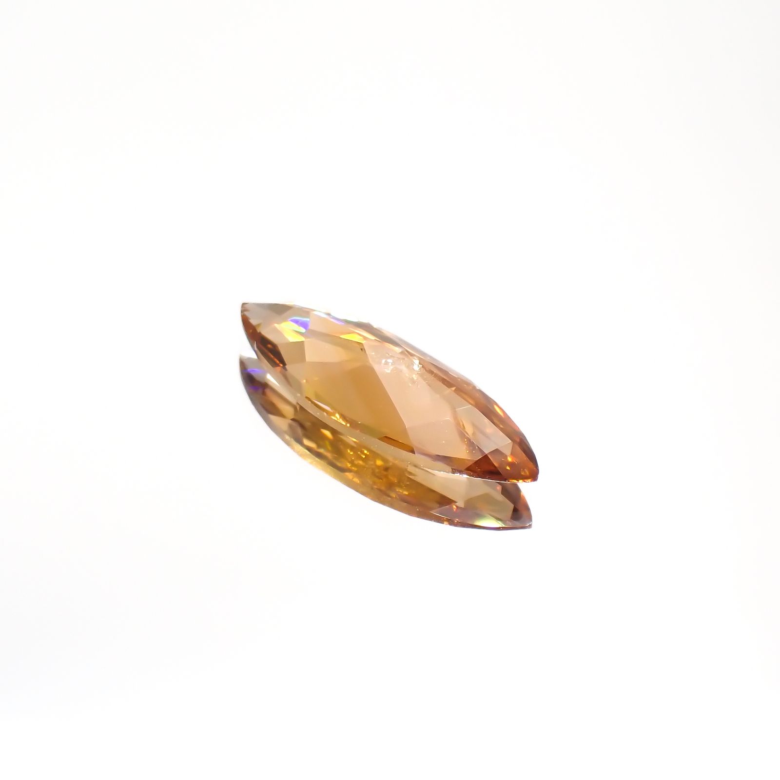マグネシオアキシナイト フルオレッセンス(宝石名マグネシオ・アキシナイト)タンザニア産 2.510ct ソ付(日独)[230421871]17.22x6.39mm前後