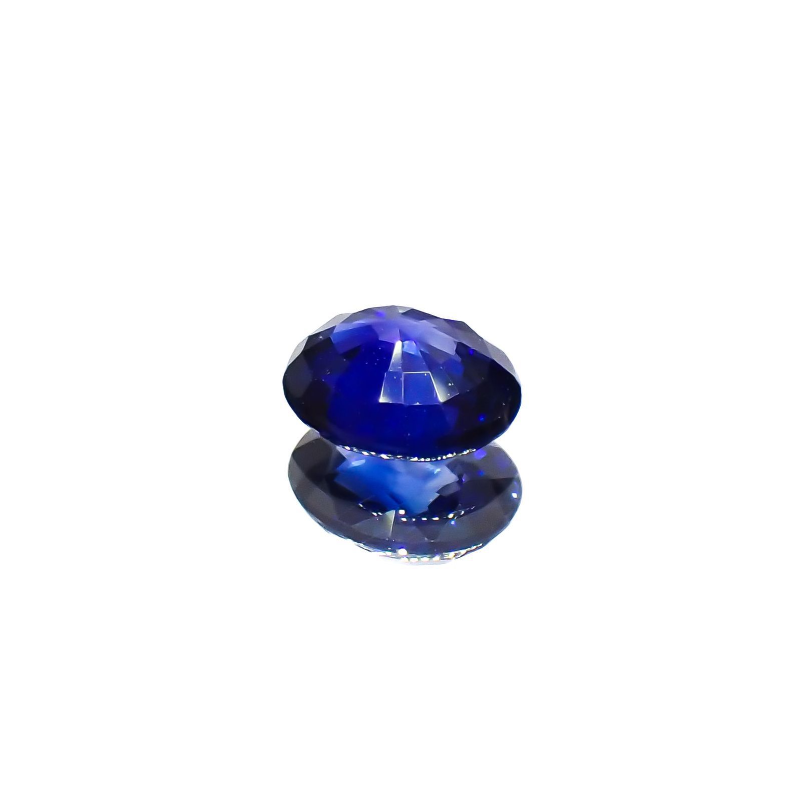 サファイア(宝石名サファイア)スリランカ/マダガスカル産 0.49ct 識別済[230120245]5.2x4.3mm前後