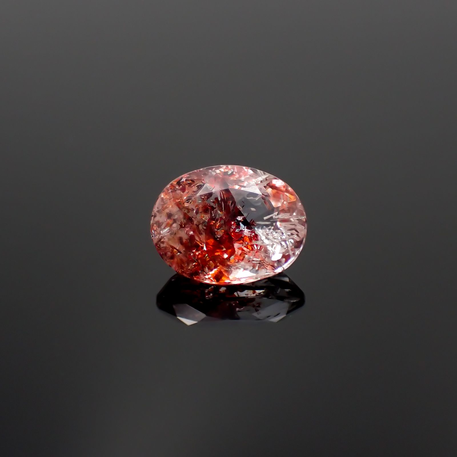 ファイヤークォーツ ナイジェリア産 1.72ct[230421747]9x7.1mm前後