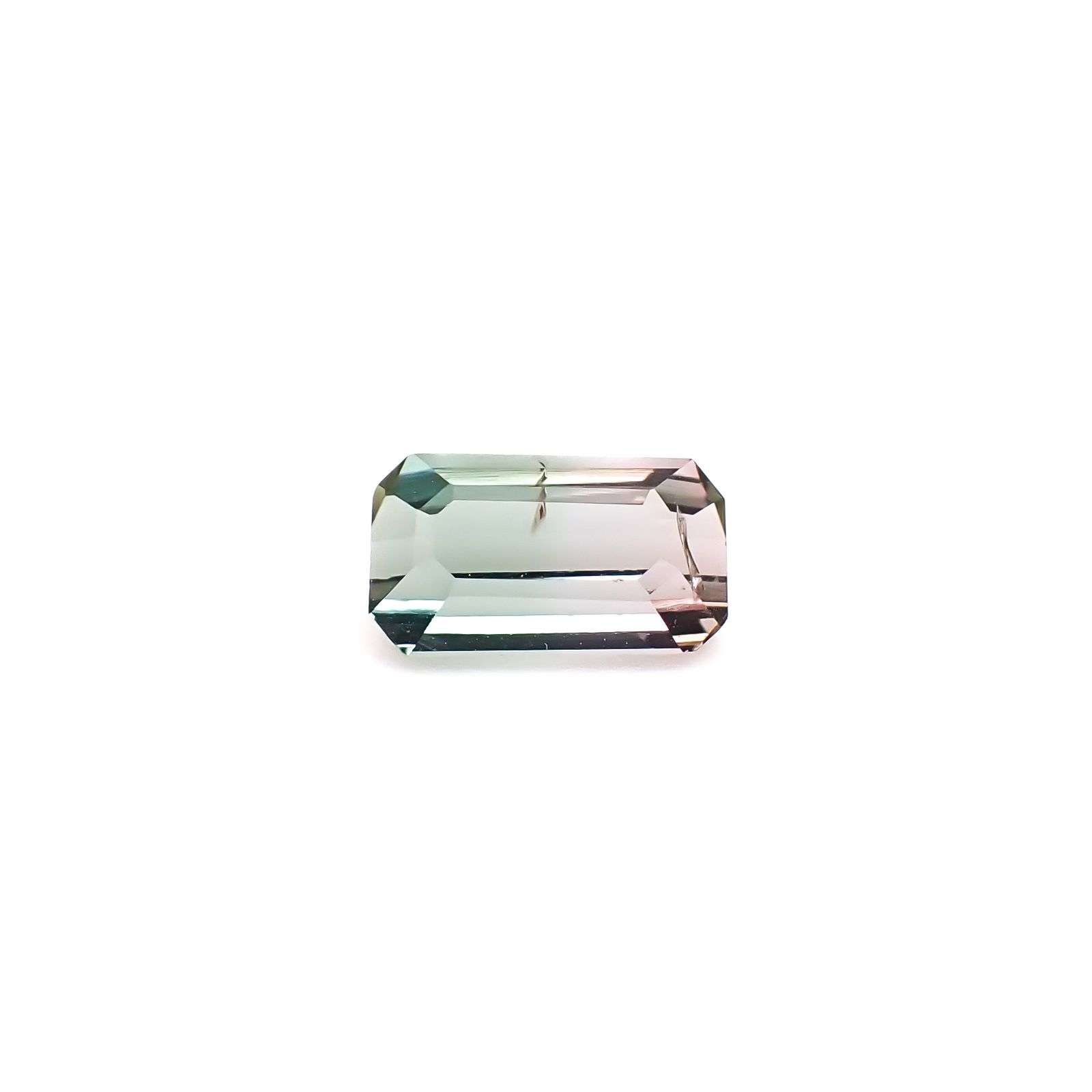バイカラートルマリン アフガニスタン産 1.23ct / 8.1x4.7mm前後 [260932773]