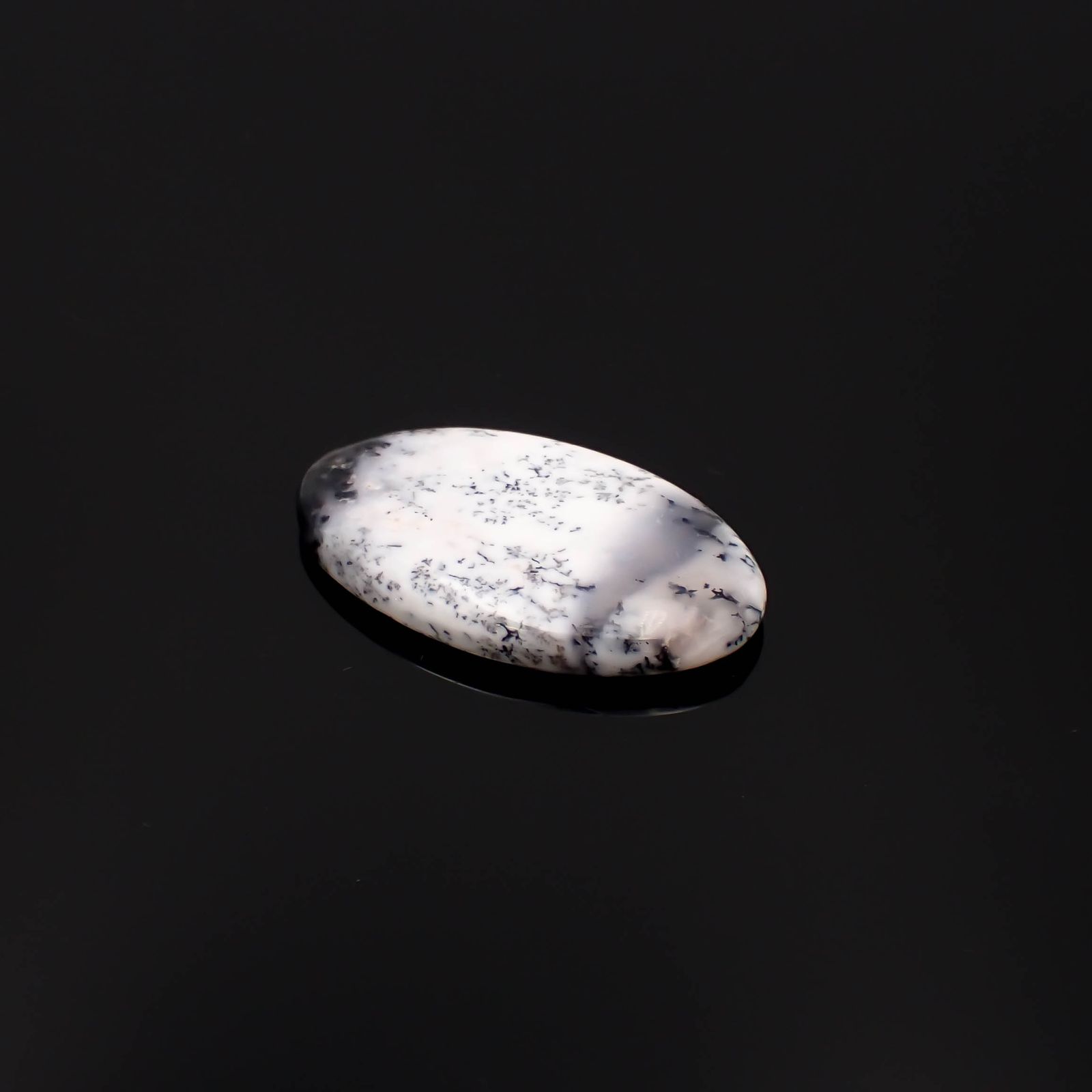 デンドリチックオパール ブラジル産 36.35ct[230722774]37.4x21.8mm前後