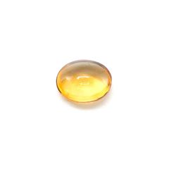 <ランダムセレクト1個販売> 【数量限定】シトリン ダブルカボション(宝石名シトリン) ブラジル産 2.63ct前後 識別済[20095582]10×8mm前後