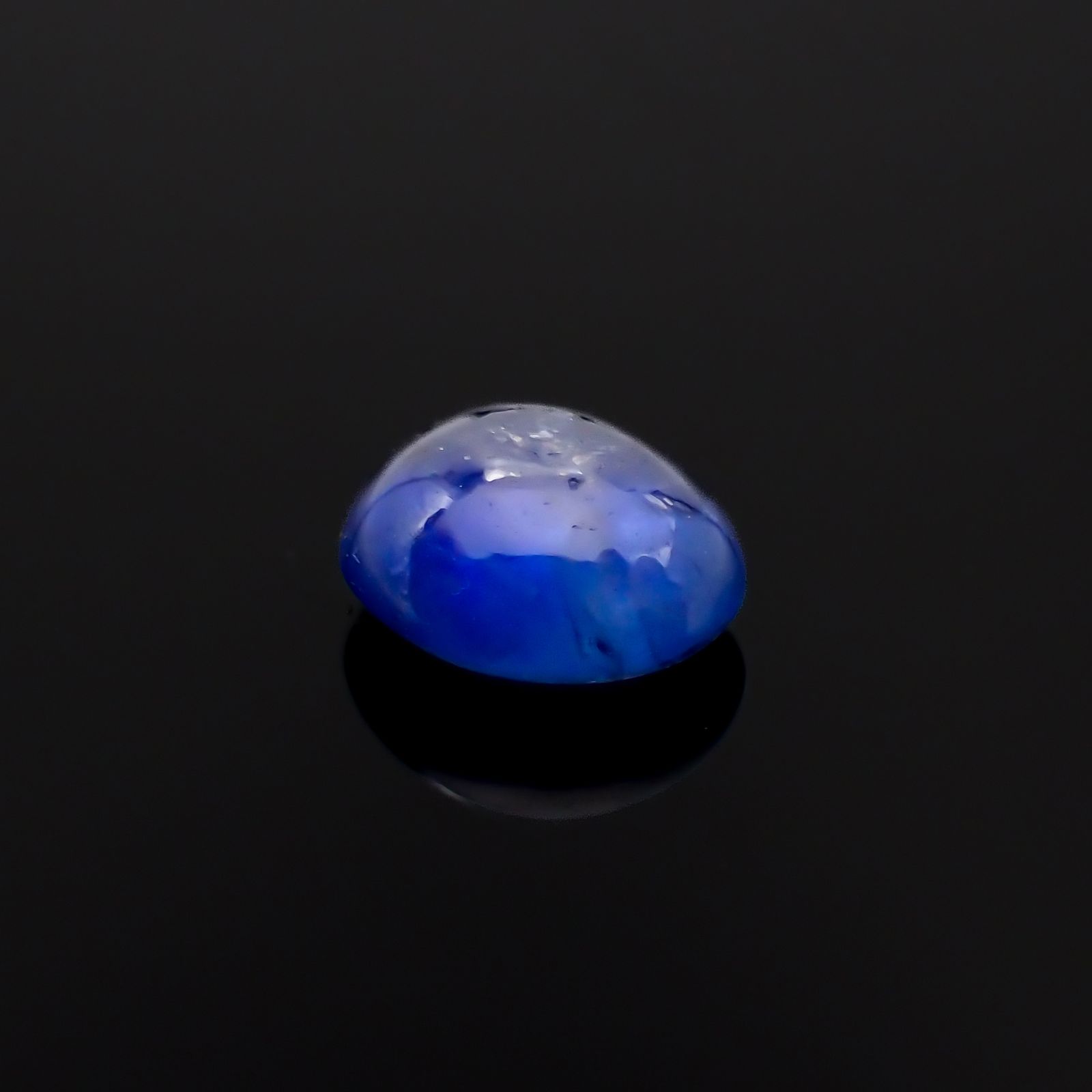 サファイア(宝石名ブルー・サファイア)スリランカ/マダガスカル産 1.08ct 識別済[230923440]6.4x5.6mm前後