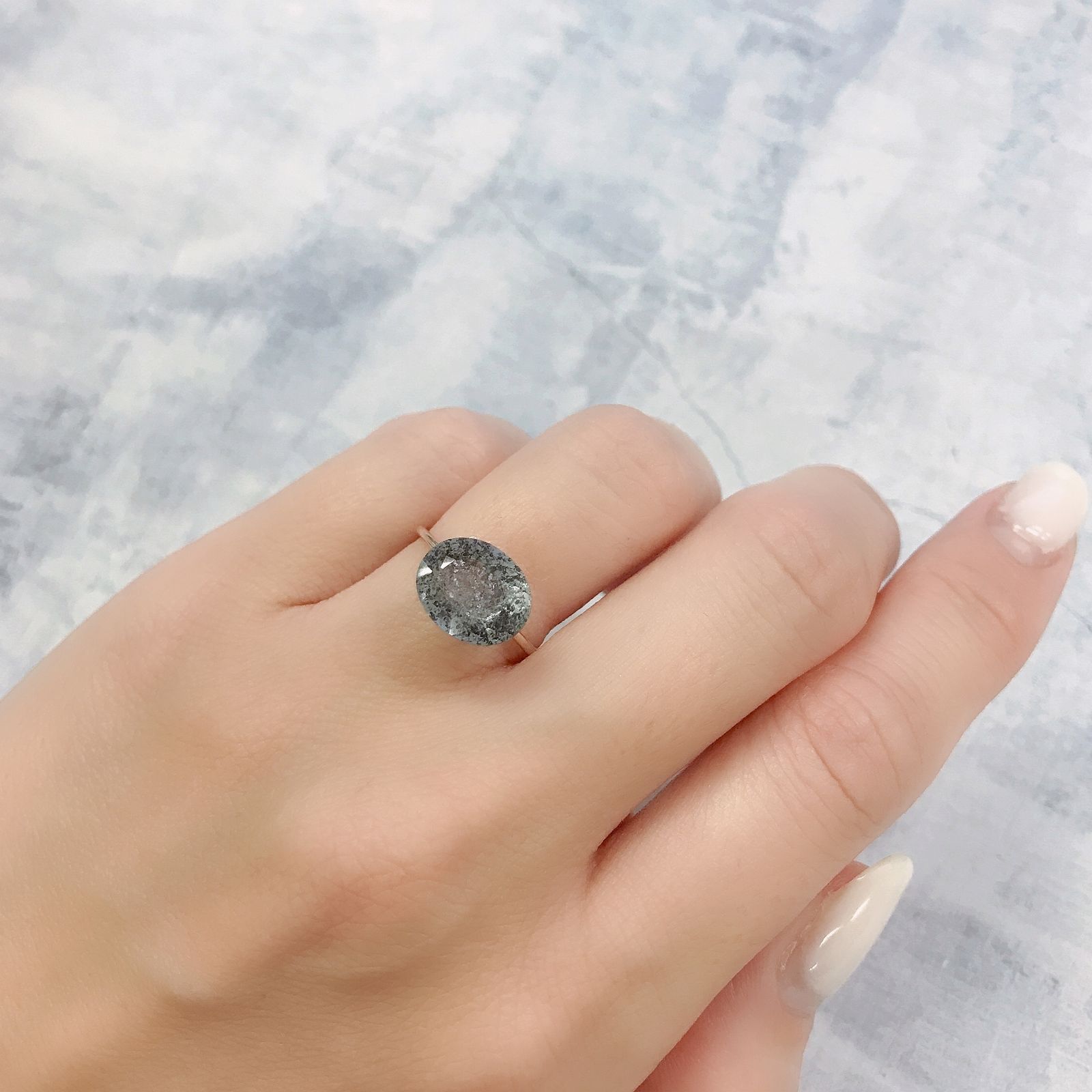 モスアクアマリン ブラジル産 2.63ct[220716801]10.9x8.7mm前後