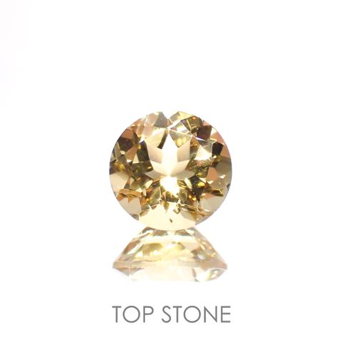 イエローベリル(宝石名イエロー・ベリル)ブラジル産 1.17ct 識別済[211113650]7.1x7mm前後