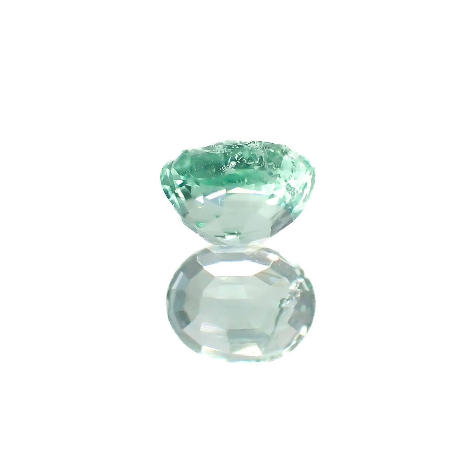 パステルカラーエメラルド コロンビア産 0.37ct[220918056]5x3.9mm前後