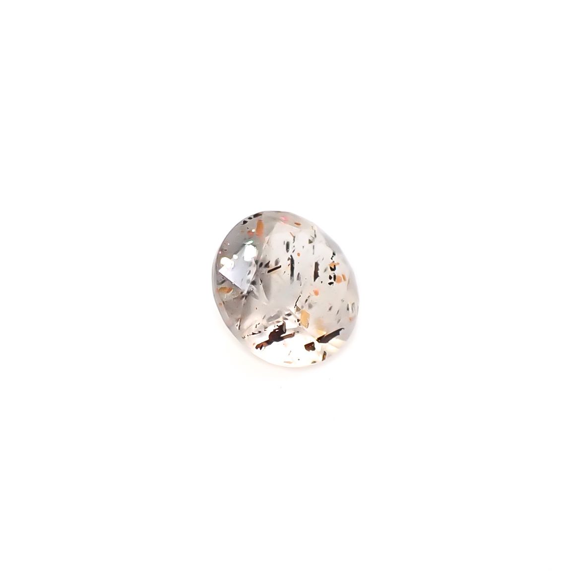 レインボーラティスサンストーン オーストラリア産 0.27ct [250229857]4.4x4.3mm前後
