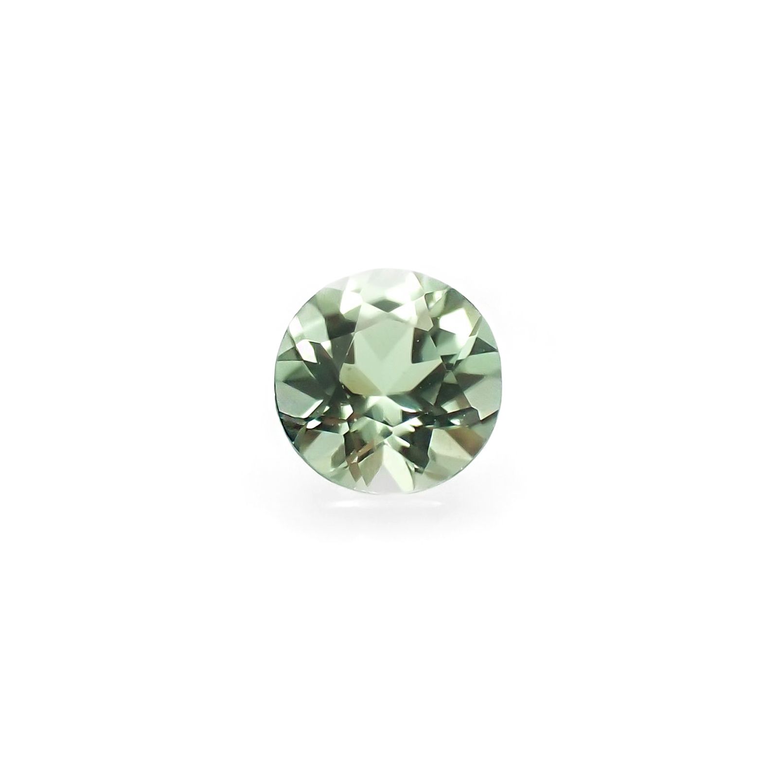 モンテブラサイト(宝石名モンテブラサイト)マダガスカル産 識別済 0.42ct / 4.9x4.8mm前後 [230120296]