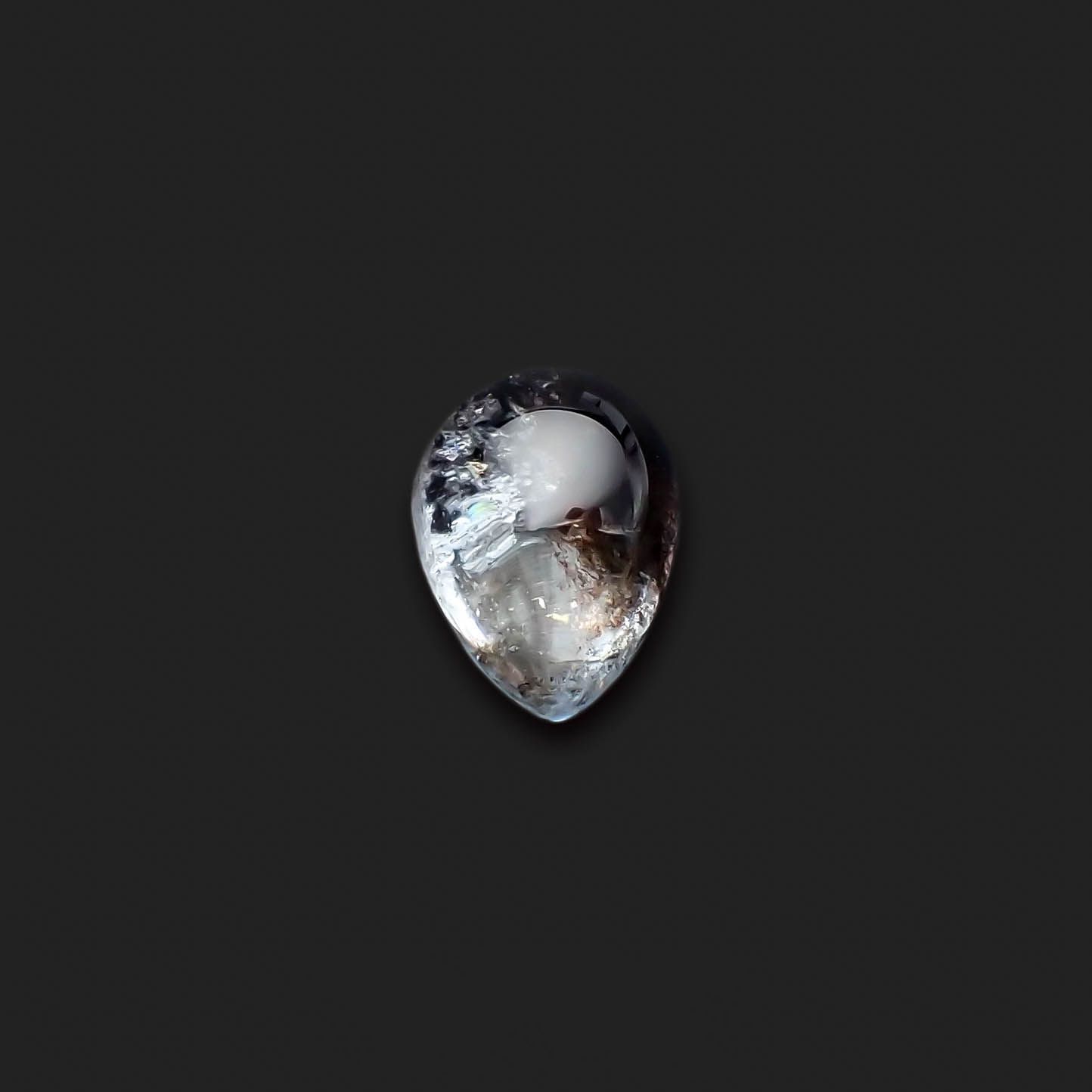 アベンチュリンアクアマリン ナイジェリア産 2.28ct[230119771]9.5x6.9mm前後