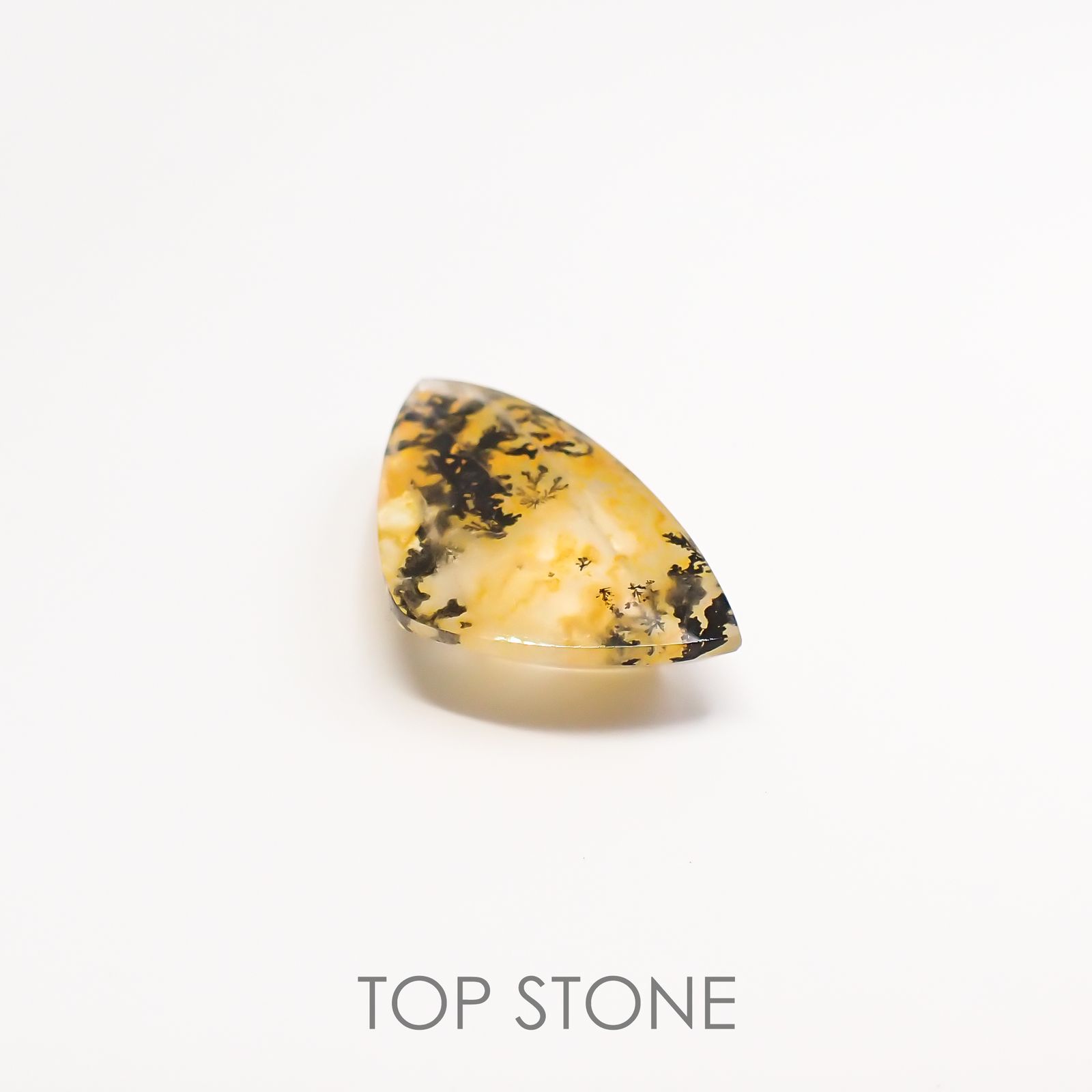 デンドリチッククォーツ ブラジル産 ルース 5.49ct[210510916]18.2×10.2mm前後