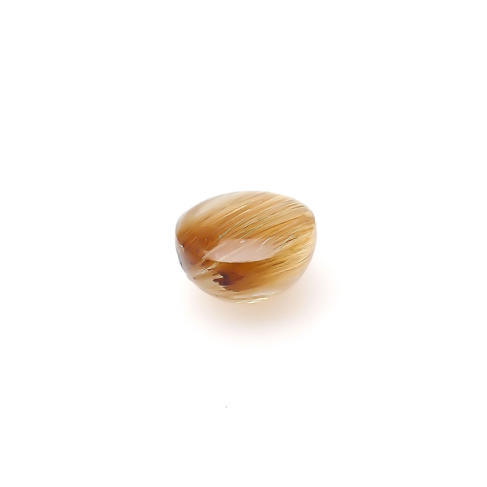 ルチルクオーツキャッツアイ ブラジル産 2.53ct[240427339]7.9x7.9mm前後