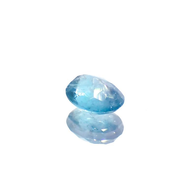 バイカラーパライバトルマリン 非加熱 ブラジル・バターリャ鉱山産 0.26ct[230220470]4.6x3.6mm前後