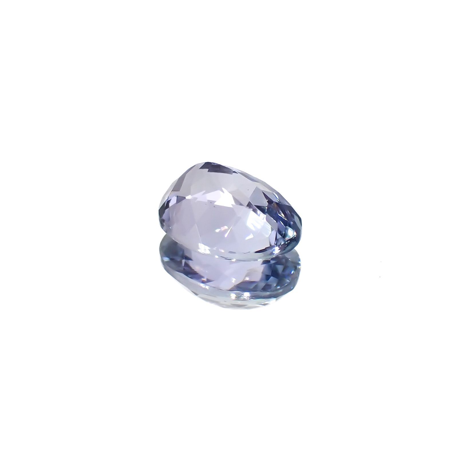 バイカラータンザナイト(宝石名タンザナイト/ゾイサイト)タンザニア産 1.43ct 識別済[230220622]7.8x6.1mm前後
