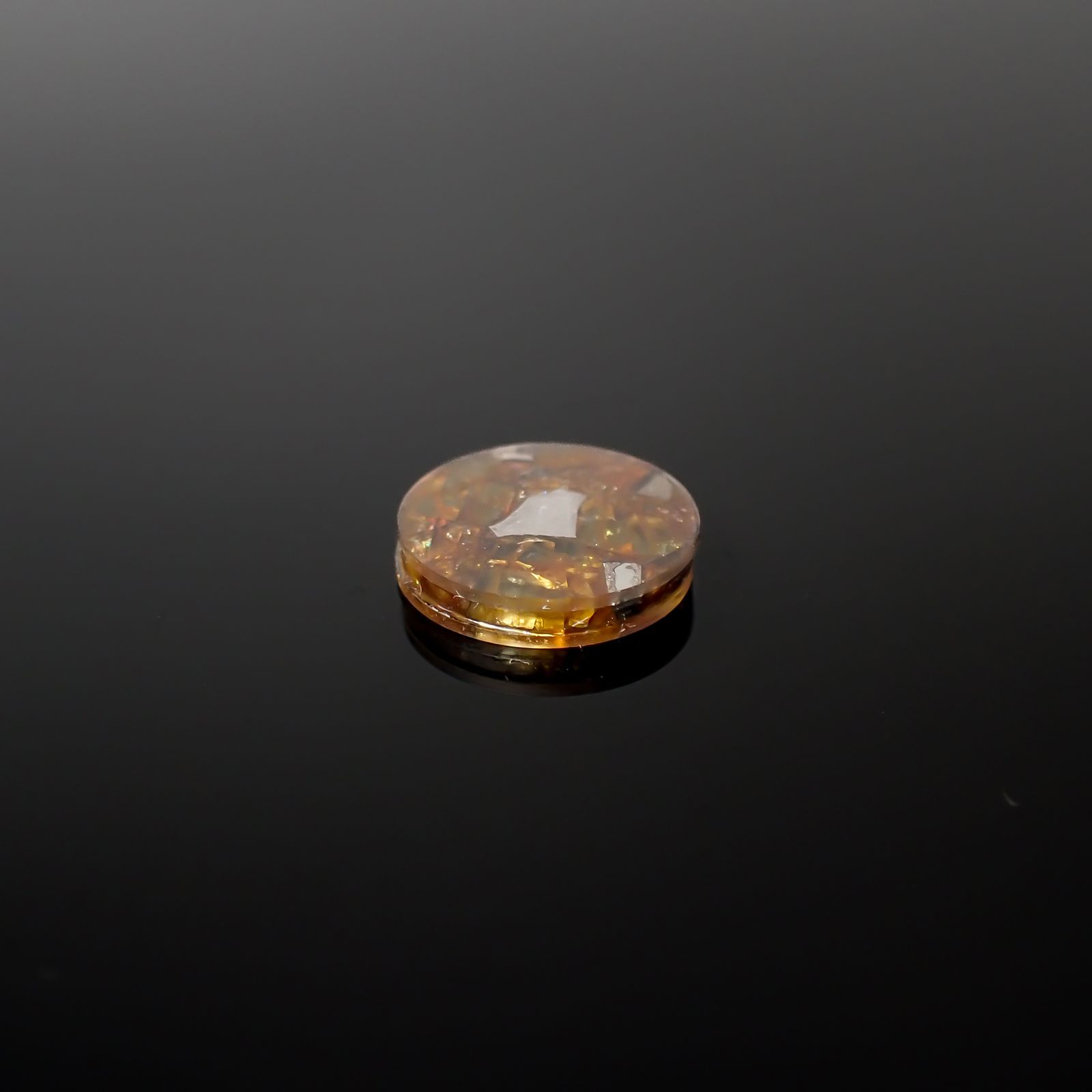 パラサイト隕石Sericho トリプレット 発見地:ケニア 3.53ct[240125714]12.1x12mm前後